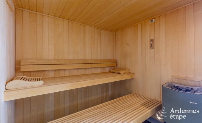 Luxusvilla in Redu, Ardennen, 9 Personen, Au�enpool, Sauna, Dampfbad, Innen- und Au�enwhirlpool, Privatgarten, vollst�ndige Ausstattung