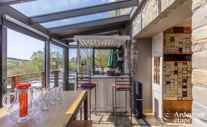 Luxusvilla in Redu, Ardennen, 9 Personen, Au�enpool, Sauna, Dampfbad, Innen- und Au�enwhirlpool, Privatgarten, vollst�ndige Ausstattung