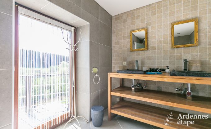 Luxusvilla in Redu, Ardennen, 9 Personen, Au�enpool, Sauna, Dampfbad, Innen- und Au�enwhirlpool, Privatgarten, vollst�ndige Ausstattung