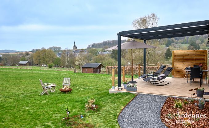 Romantisches Tiny House in Redu: Aufenthalt f�r 2 in den Ardennen mit privater Terrasse und Panoramablick