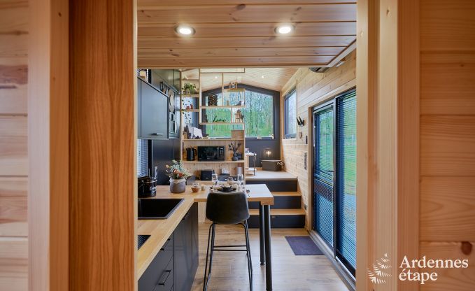 Romantisches Tiny House in Redu: Aufenthalt f�r 2 in den Ardennen mit privater Terrasse und Panoramablick