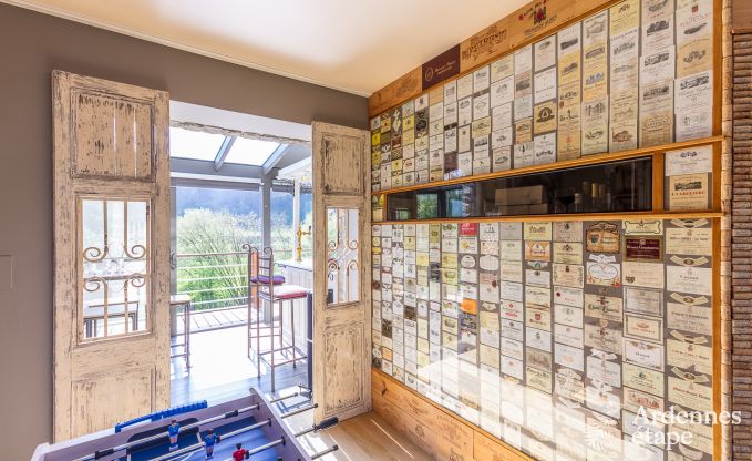 Luxusvilla in Redu, Ardennen, 9 Personen, Auenpool, Sauna, Dampfbad, Innen- und Auenwhirlpool, Privatgarten, vollstndige Ausstattung