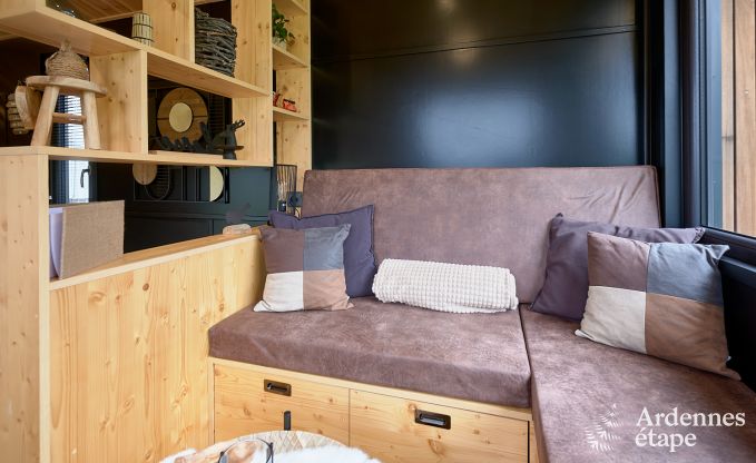 Romantisches Tiny House in Redu: Aufenthalt f�r 2 in den Ardennen mit privater Terrasse und Panoramablick