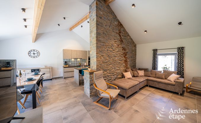 Gem�tliches Ferienhaus in Remouchamps: 8 Personen, Whirlpool, privater Garten, bei C�te de la Redoute