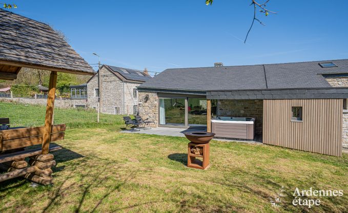 Gem�tliches Ferienhaus in Remouchamps: 8 Personen, Whirlpool, privater Garten, bei C�te de la Redoute