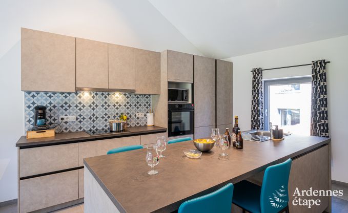 Gem�tliches Ferienhaus in Remouchamps: 8 Personen, Whirlpool, privater Garten, bei C�te de la Redoute