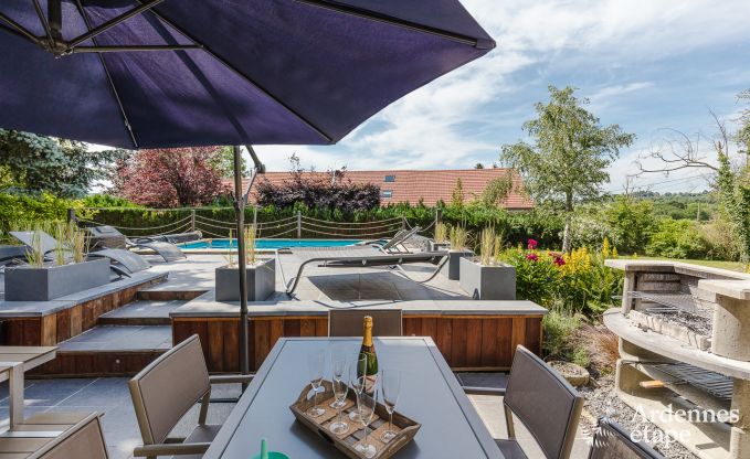 Ferienhaus Remouchamps 10 Pers. Ardennen Schwimmbad Wellness