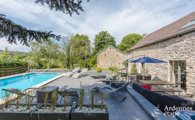 Ferienhaus Remouchamps 10 Pers. Ardennen Schwimmbad Wellness