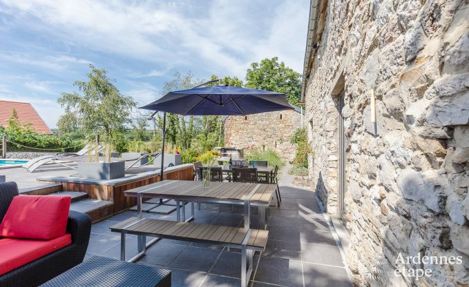 Ferienhaus Remouchamps 10 Pers. Ardennen Schwimmbad Wellness