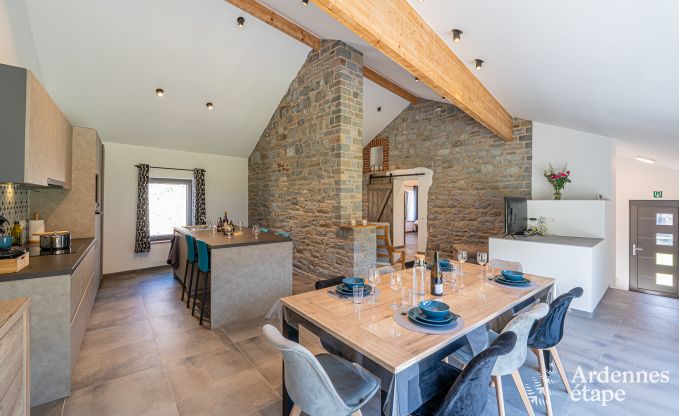 Gem�tliches Ferienhaus in Remouchamps: 8 Personen, Whirlpool, privater Garten, bei C�te de la Redoute