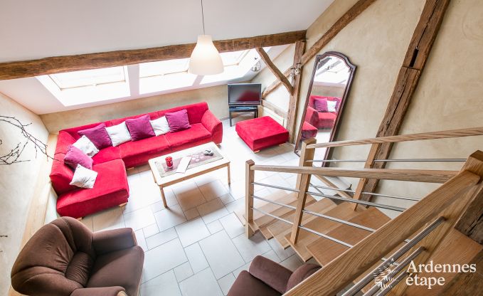 Ferienhaus in Rendeux, Ardennen, 6 Personen, 2 Schlafzimmer, privater Garten, Babyausstattung, Terrasse mit Grill