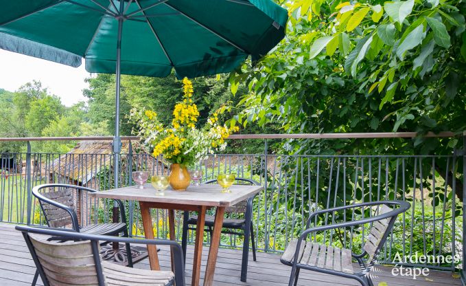 Ferienhaus in Rendeux, Ardennen, 6 Personen, 2 Schlafzimmer, privater Garten, Babyausstattung, Terrasse mit Grill