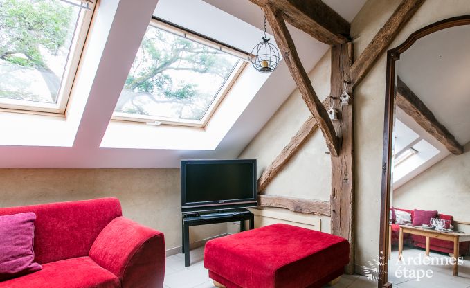 Ferienhaus in Rendeux, Ardennen, 6 Personen, 2 Schlafzimmer, privater Garten, Babyausstattung, Terrasse mit Grill