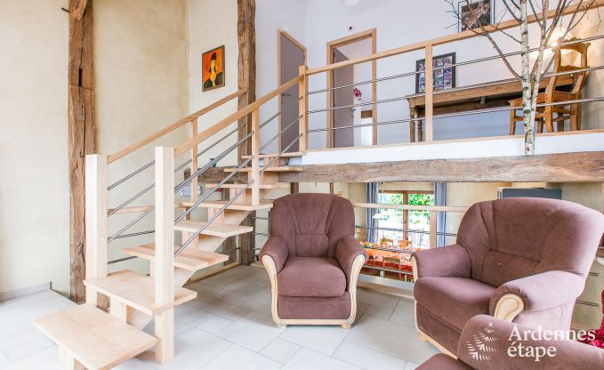 Ferienhaus in Rendeux, Ardennen, 6 Personen, 2 Schlafzimmer, privater Garten, Babyausstattung, Terrasse mit Grill