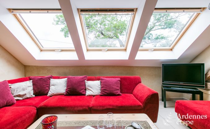 Ferienhaus in Rendeux, Ardennen, 6 Personen, 2 Schlafzimmer, privater Garten, Babyausstattung, Terrasse mit Grill