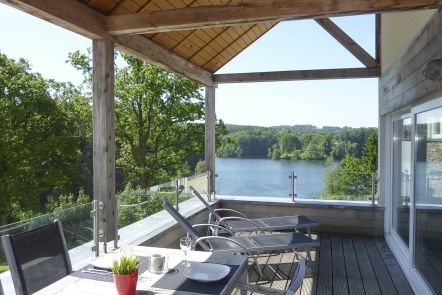 Luxusferienwohnung f�r 4 Personen mit Blick auf den See von Robertville