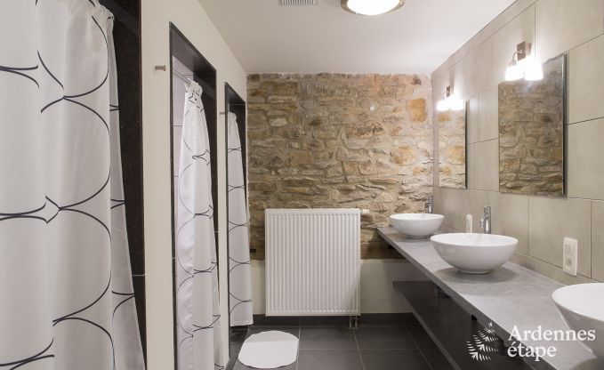 Ger�umiges Ferienhaus in Rochefort in den Ardennen f�r 24 Personen mit Sauna, Spielzimmer und privatem Garten