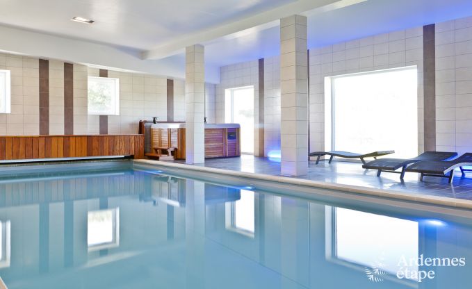 Luxusvilla Rochefort 48 Pers. Ardennen Schwimmbad Wellness Behinderten gerecht
