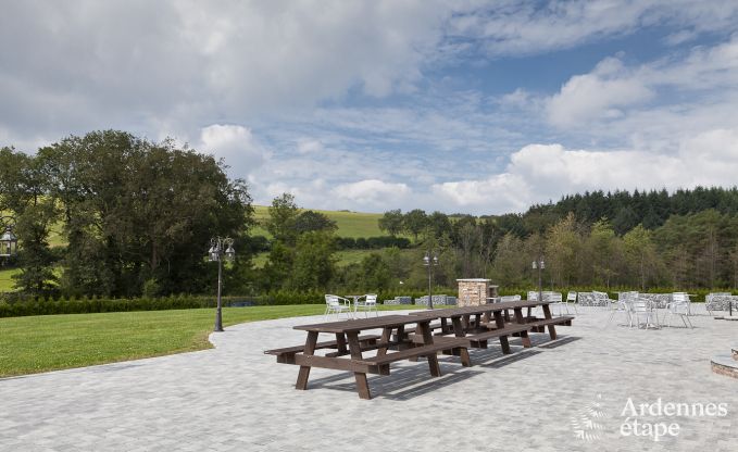 Luxusvilla Rochefort 48 Pers. Ardennen Schwimmbad Wellness Behinderten gerecht