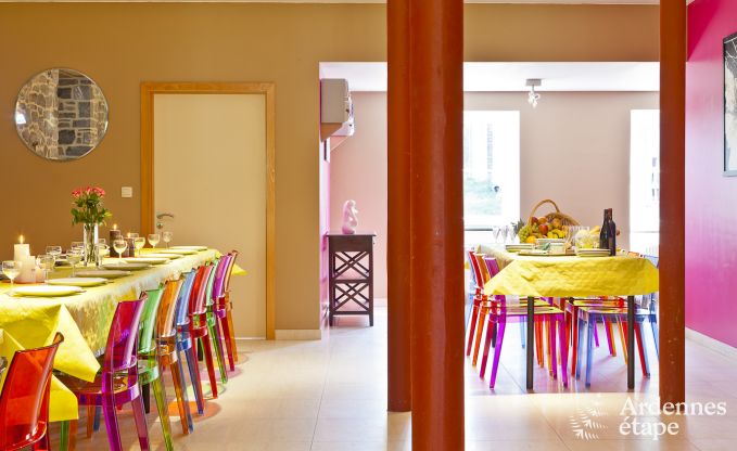 Luxusvilla Rochefort 48 Pers. Ardennen Schwimmbad Wellness Behinderten gerecht