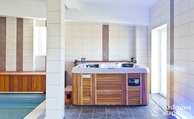 Luxusvilla Rochefort 48 Pers. Ardennen Schwimmbad Wellness Behinderten gerecht