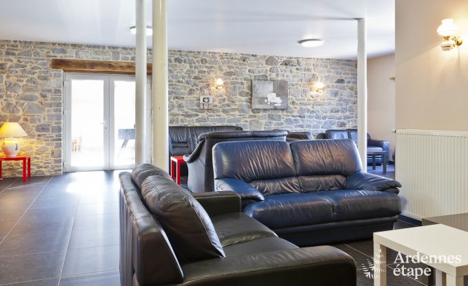 Luxusvilla Rochefort 48 Pers. Ardennen Schwimmbad Wellness Behinderten gerecht