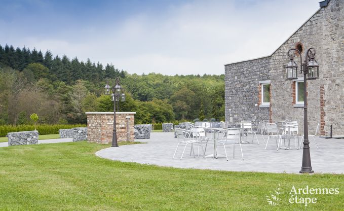 Luxusvilla Rochefort 48 Pers. Ardennen Schwimmbad Wellness Behinderten gerecht