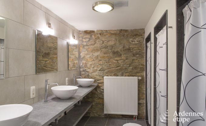 Ger�umiges Ferienhaus in Rochefort in den Ardennen f�r 24 Personen mit Sauna, Spielzimmer und privatem Garten