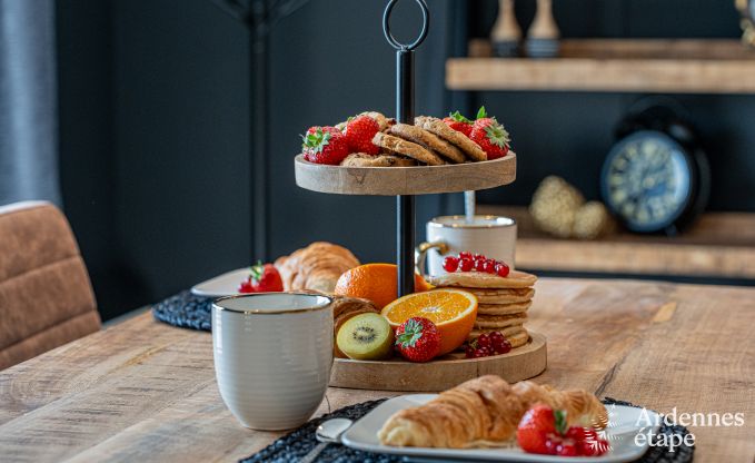 Gemtliches ebenerdiges Ferienhaus fr 2 Personen in Rochehaut mit Aussicht