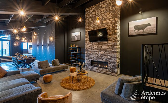 Moderne Villa in Rochehaut: Ger�umige Unterkunft f�r 12 Personen mit privatem Garten und Whirlpool