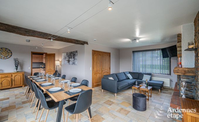 Ger�umiges und komfortables Ferienhaus in Saint-Hubert in den Ardennen f�r 12 Personen mit eigenem Garten und in der N�he von touristischen Aktivit�ten.