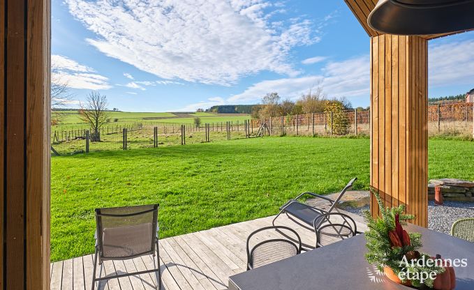 Ferienhaus in Saint-Hubert: komfortable Unterkunft fr 6 Personen mit Sauna, Spielzimmer und privatem Garten in den Ardennen