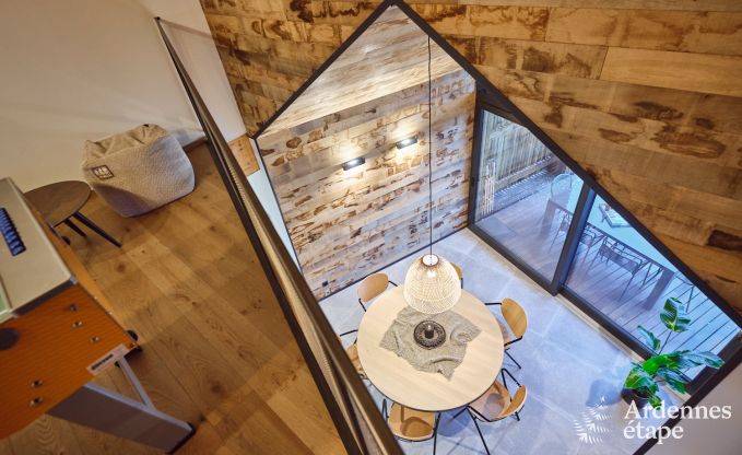 Ferienhaus in Saint-Hubert: komfortable Unterkunft fr 6 Personen mit Sauna, Spielzimmer und privatem Garten in den Ardennen