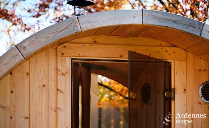 Ferienhaus in Saint-Hubert: komfortable Unterkunft fr 6 Personen mit Sauna, Spielzimmer und privatem Garten in den Ardennen