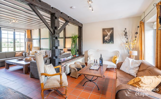 Ferienhaus Saint-Hubert 15 Pers. Ardennen Wellness