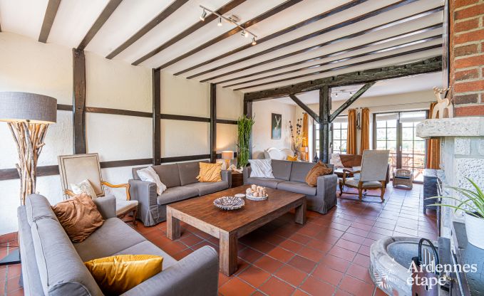 Ferienhaus Saint-Hubert 15 Pers. Ardennen Wellness