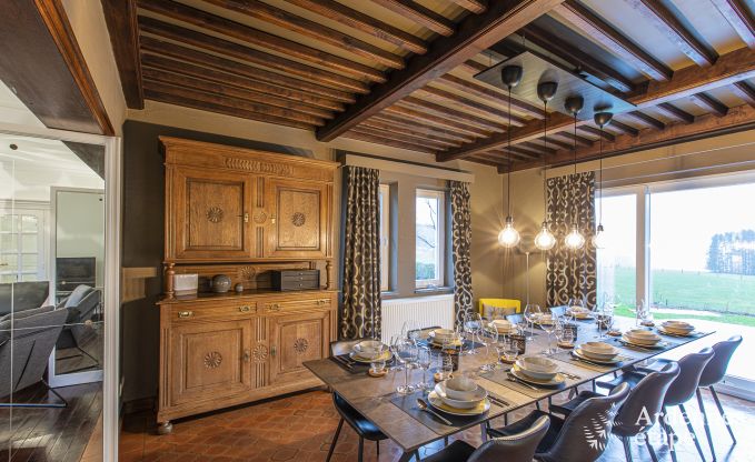 Ferienhaus Saint-Hubert 8 Pers. Ardennen Schwimmbad Wellness