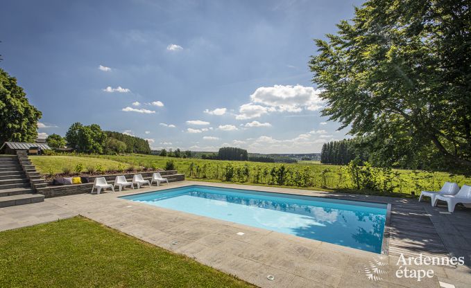 Ferienhaus Saint-Hubert 8 Pers. Ardennen Schwimmbad Wellness