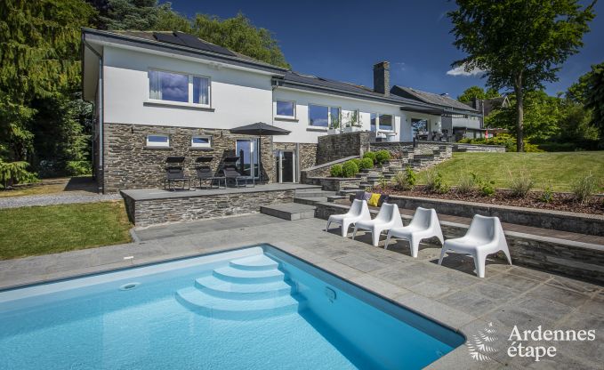 Ferienhaus Saint-Hubert 8 Pers. Ardennen Schwimmbad Wellness