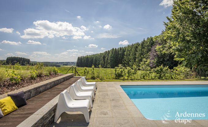 Ferienhaus Saint-Hubert 8 Pers. Ardennen Schwimmbad Wellness