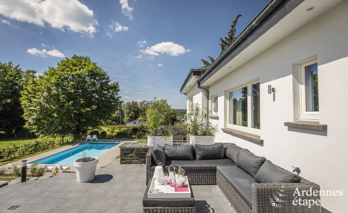 Ferienhaus Saint-Hubert 8 Pers. Ardennen Schwimmbad Wellness