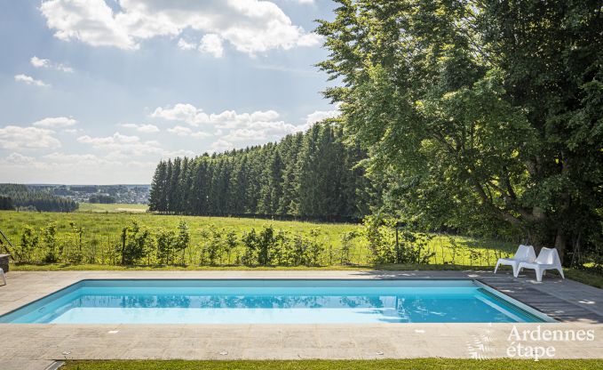 Ferienhaus Saint-Hubert 8 Pers. Ardennen Schwimmbad Wellness