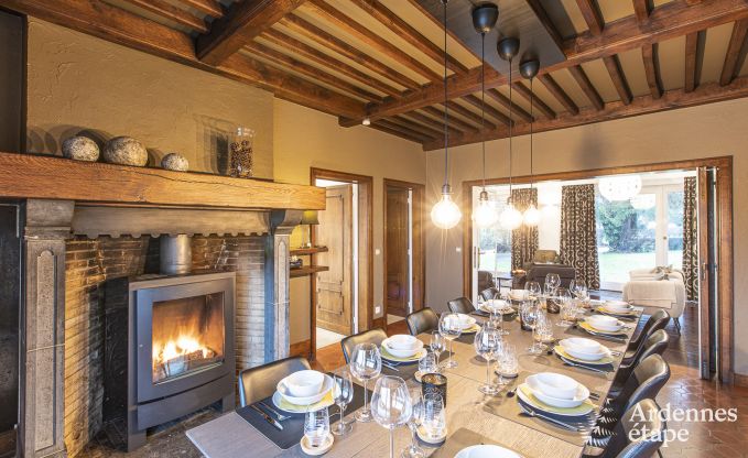 Ferienhaus Saint-Hubert 8 Pers. Ardennen Schwimmbad Wellness