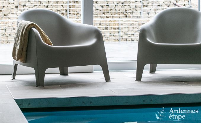 Luxusaufenthalt in den Ardennen: Hochwertige Villa in Sankt Hubertus f�r 6 Personen mit Pool und Natur in der N�he