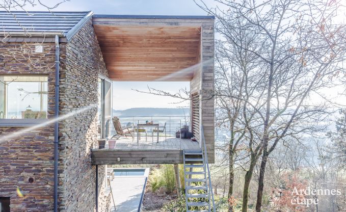 Modernes villa Somme - Leuze 8 Pers. Ardennen Schwimmbad