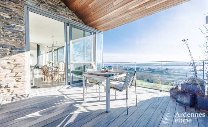 Modernes villa Somme - Leuze 8 Pers. Ardennen Schwimmbad