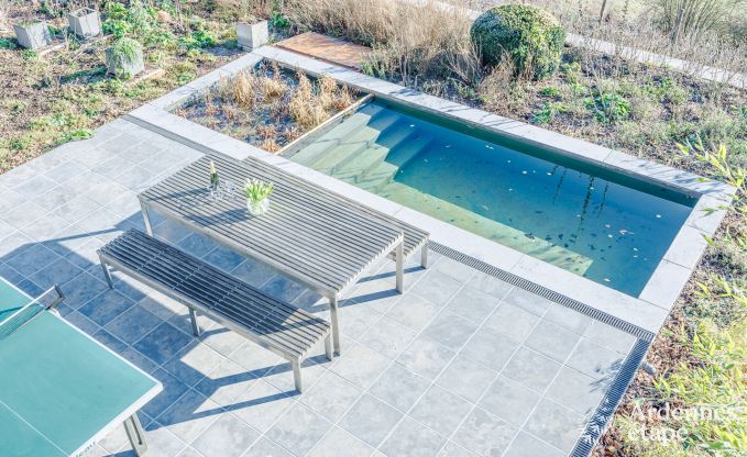 Modernes villa Somme - Leuze 8 Pers. Ardennen Schwimmbad