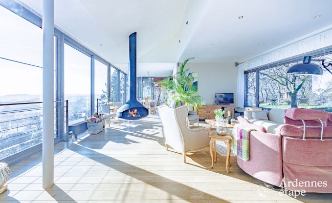 Modernes villa Somme - Leuze 8 Pers. Ardennen Schwimmbad