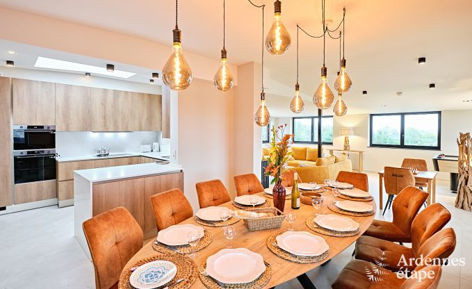 Ultramoderne Villa in Somme-Leuze fr 12 Personen mit Hallenbad, Sauna und Privatgarten