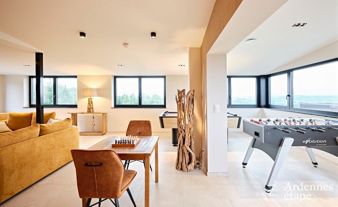 Ultramoderne Villa in Somme-Leuze fr 12 Personen mit Hallenbad, Sauna und Privatgarten